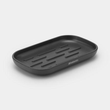 Porte-savon ReNew - Dark Grey - Plastique - Rainuré pour garder le savon sec - Pieds antidérapants_4