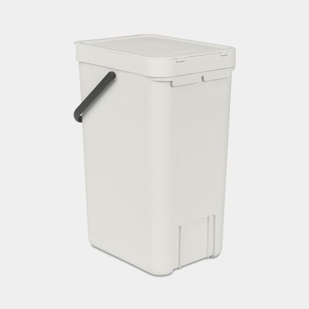 Poubelle tri sélectif Sort & Go 16 litres - Light Grey - Brabantia - Garantie 10 ans_4