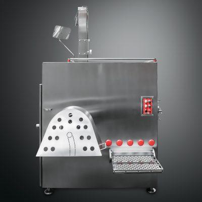 WW_160 - Hachoir industriel pour viande fraîche et blocs congelés avec vis inoxydable et plaques jusqu'à 400mm_4