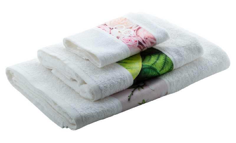 Serviette éponge 400 g/m² - 100% coton avec bord polyester pour impression sublimation - Quantité minimale 50 pcs_4