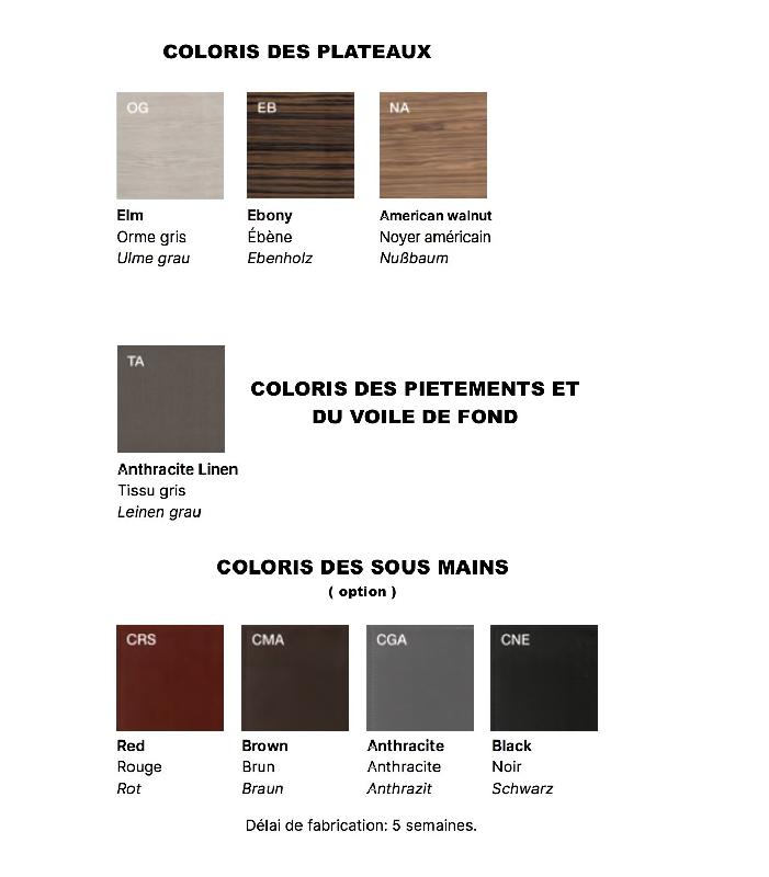 Bureau de Direction E9 - Officity - 225, Orme gris, Sous-mains anthracite: oui_4