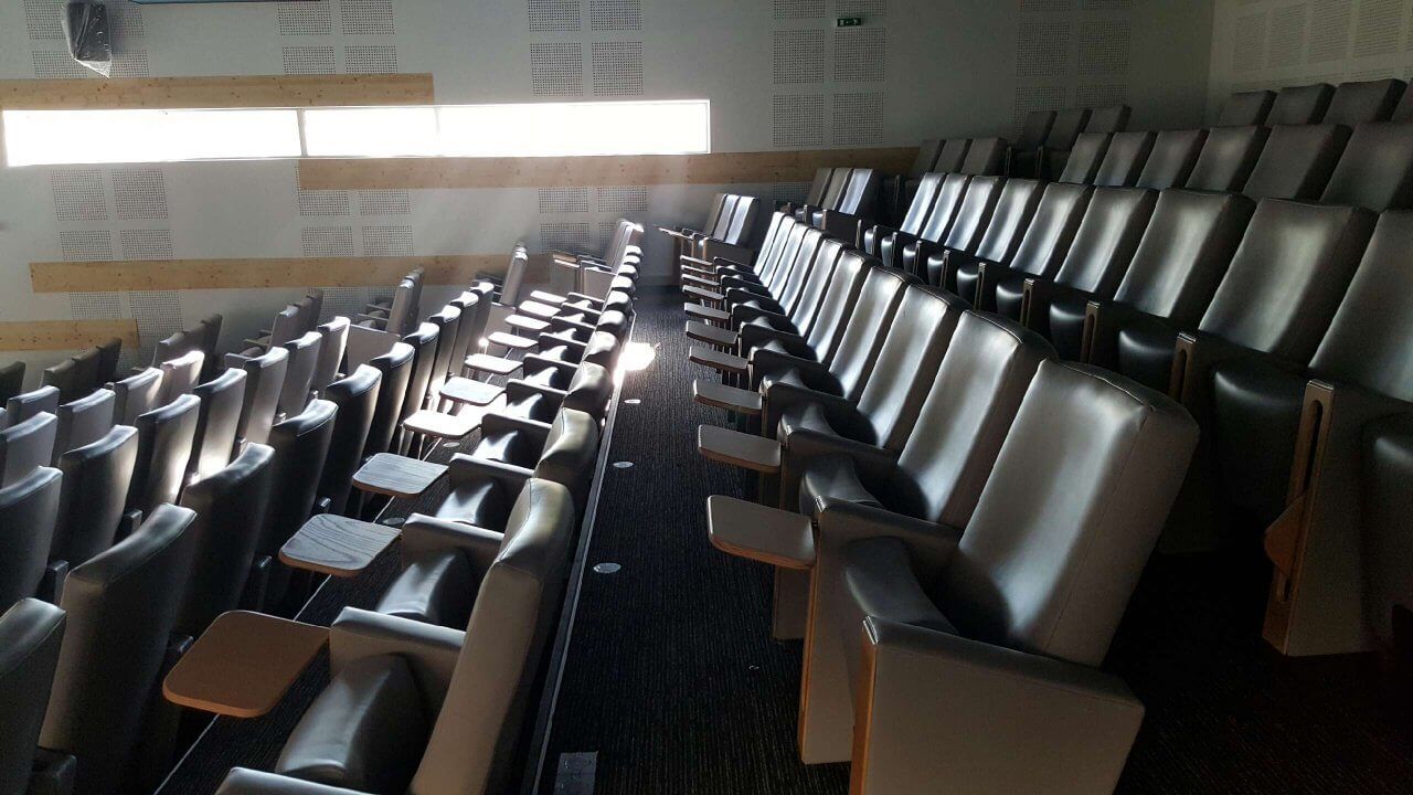 Fauteuil de conférence avec table filante rétractable - Kleslo_4