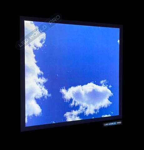 Dalle LED nuage 3D relief - 60x60 cm - 45W - 3600 lumens - 80 lumens/W - 595x595x9 mm - angle 120° - IP20 - transformateur inclus_4