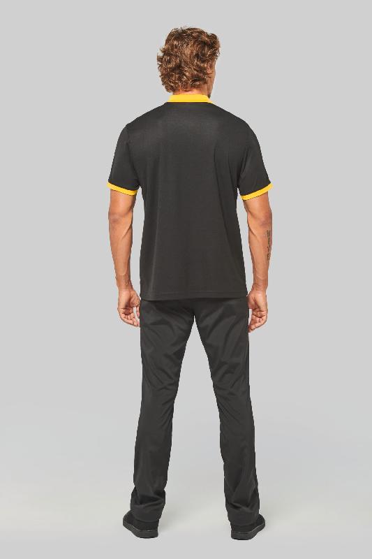 Polo piqué performance homme - PROACT - Réf: PA489 - 100% polyester - Maille piquée Cool Plus_4
