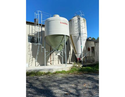 Silo d'aliment d'élevage à cône axial sortie Ø700 - Capacité 5.5 à 50m3 -  Ø2325 à Ø3000 - Silo Gâtine 700_4
