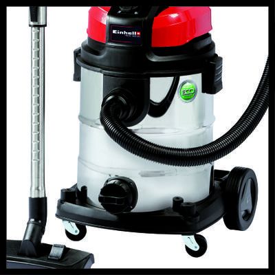Aspirateur eau et poussière TE-VC 1925 SA - Einhell - 25L - moteur bi-turbo silencieux et cuve inox_4