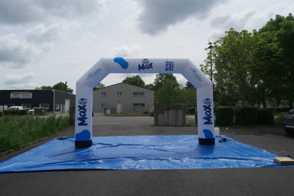 Arche publicitaire étanche et gonflable à l'air, sans soufflerie - idéale pour événements sportifs_4