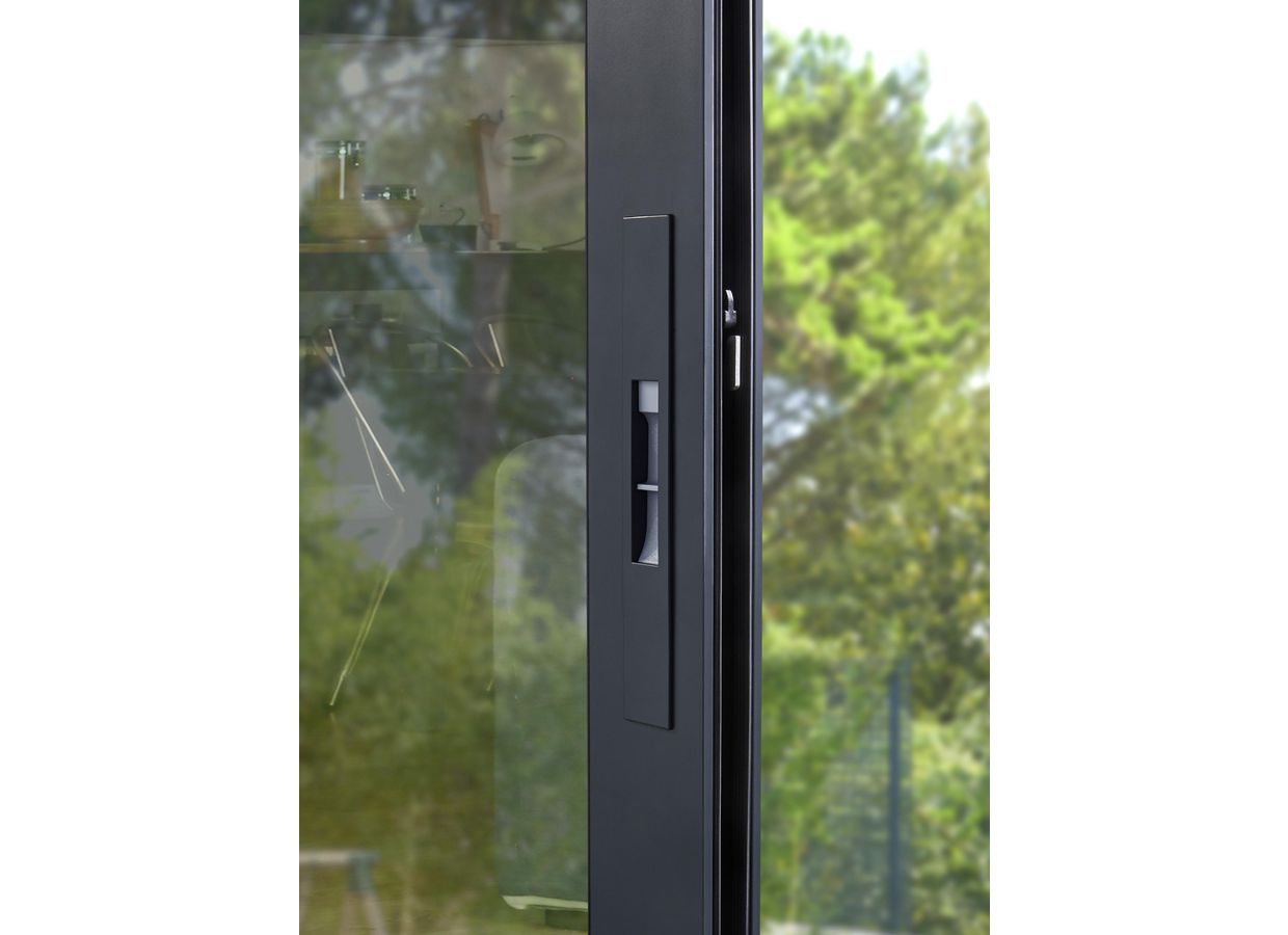 Baie vitrée coulissante en aluminium sur mesure avec seuil pour PMR - NÉVA_4