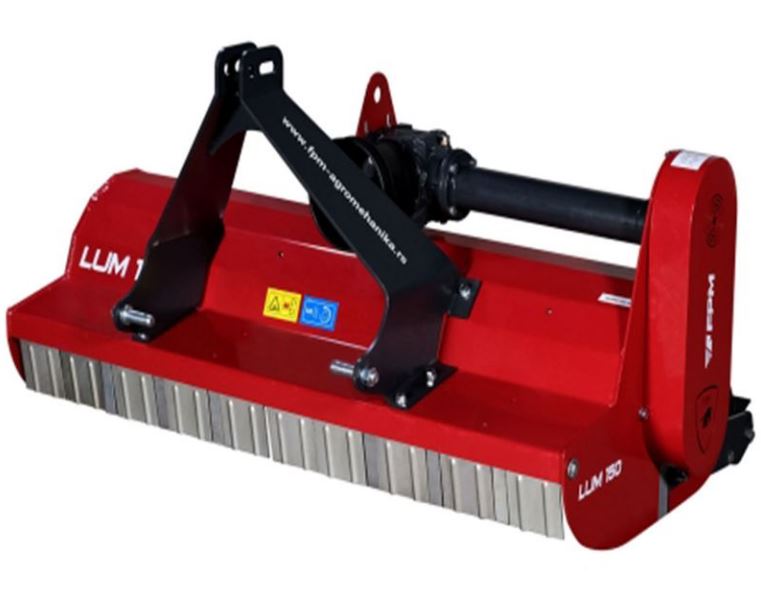 Broyeur agricole universel FPM LUM - pour petites exploitations et espaces verts - branches jusqu'à 40 mm - largeur 1.1m à 1.5m_4