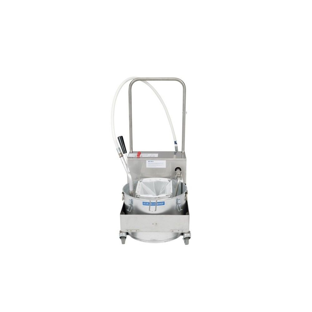 Machine de filtration d'huile de friture usagée pour friteuses professionnelles 28 litres - MF38-BS707 - SARL DEVELOPPEMENT DURABLE_4