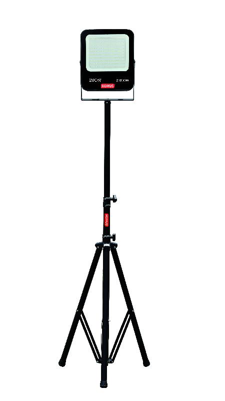 Lampe LED 200W inclinable pour usage extérieur