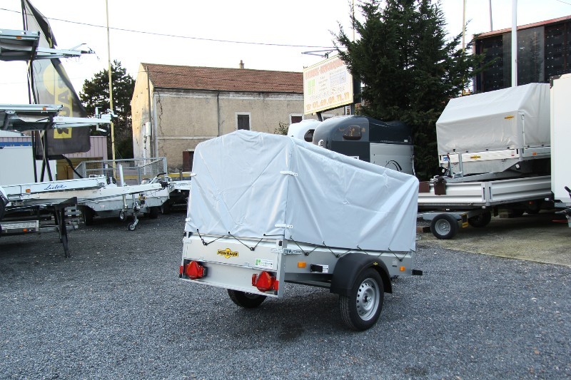 Remorque sans frein très légère idéale pour partir en vacances et pour les petits bricolages de la maison - humbaur - steely 1260_4
