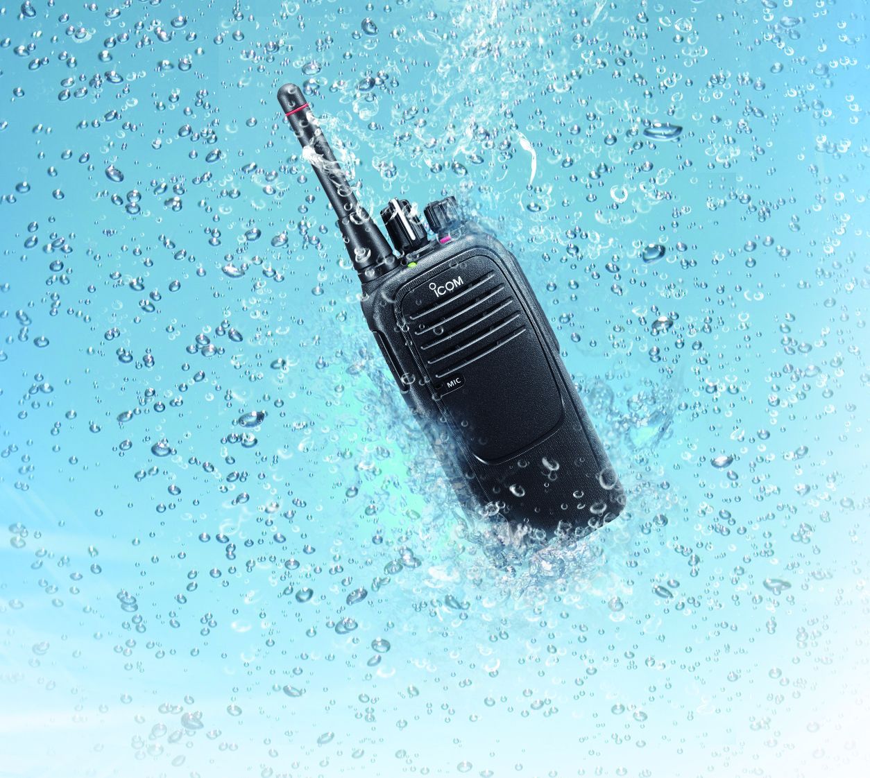 Talkie-walkie sans licence analogique PMR446 IC-F29SR2 - compact, étanche IP67 et robuste avec 21h d'autonomie_4