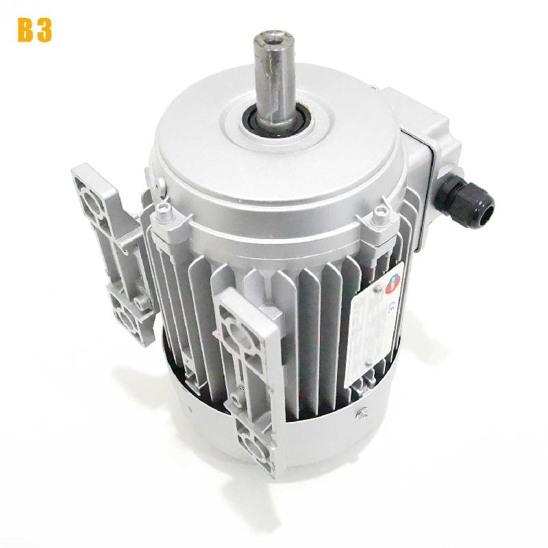 Moteur électrique triphasé ALMO 230/400V 1.1 kW 1500 tr/min - MH390S4B3 - Carcasse aluminium - Bride B3_4