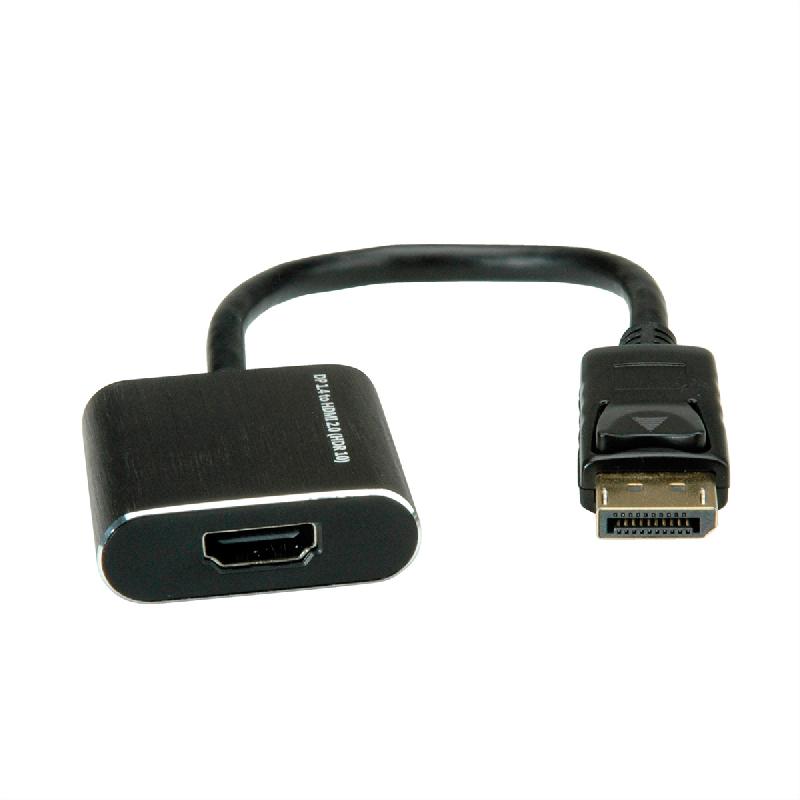 Roline adaptateur displayport - hdmi, 4k@60hz, dp v1.4, dp m-hdmi f_4