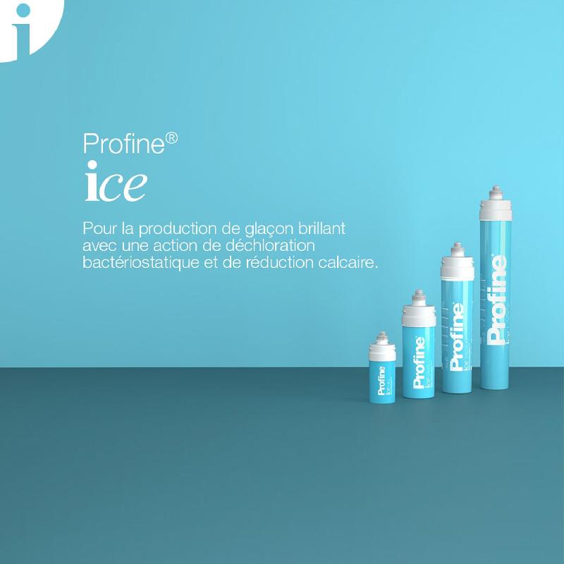 Filtre à eau profine ice medium - filtre pour machine à glaçon brillant purificateur d'eau 144l/h_4