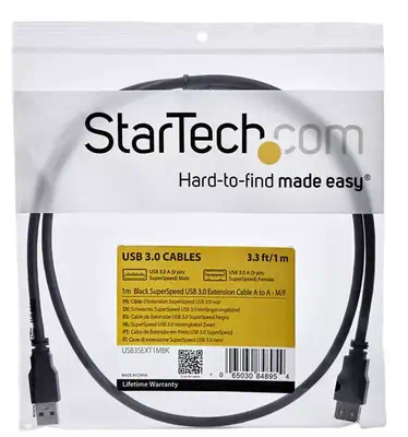 StarTech Cble d'extension noir SuperSpeed USB 3.0 A vers_4