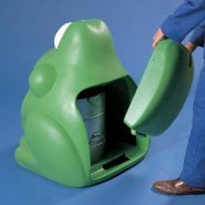Froggo - poubelle publique 52 litres - Glasdon - résistante aux intempéries et durable_4