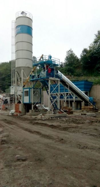 Promax C60 - Centrale à béton 60 m3/h avec mélangeur Panmikser et compresseur intégré_4