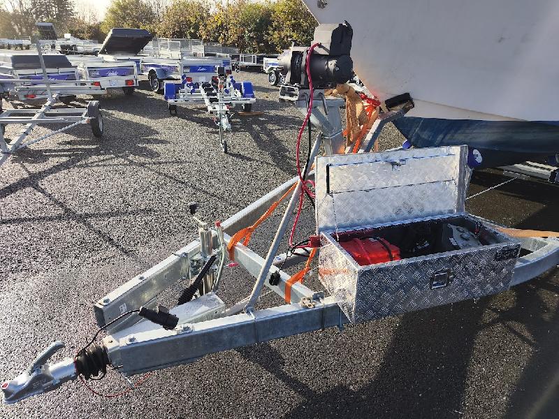 Remorque bateau triple essieux 3x1600 kgs - PTAC 3,5t - Sun Way TBT16 - Référence K3 360 176 3500 2 HDS E_4