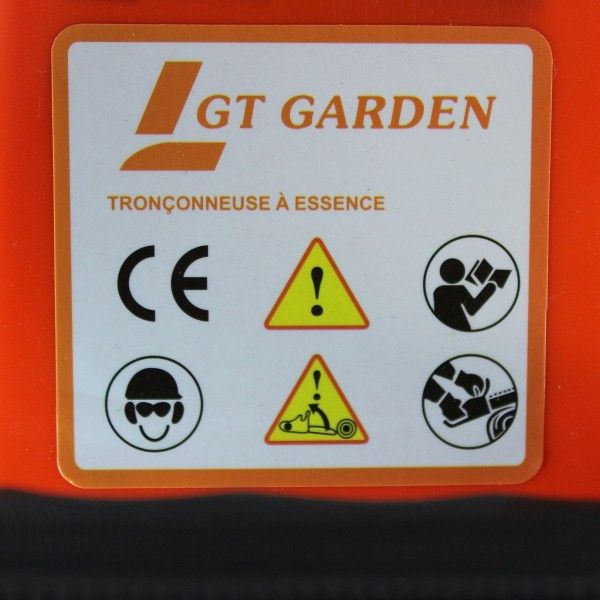 Tronçonneuse - gt garden - 52 cm3, 3 cv, guide 45 cm