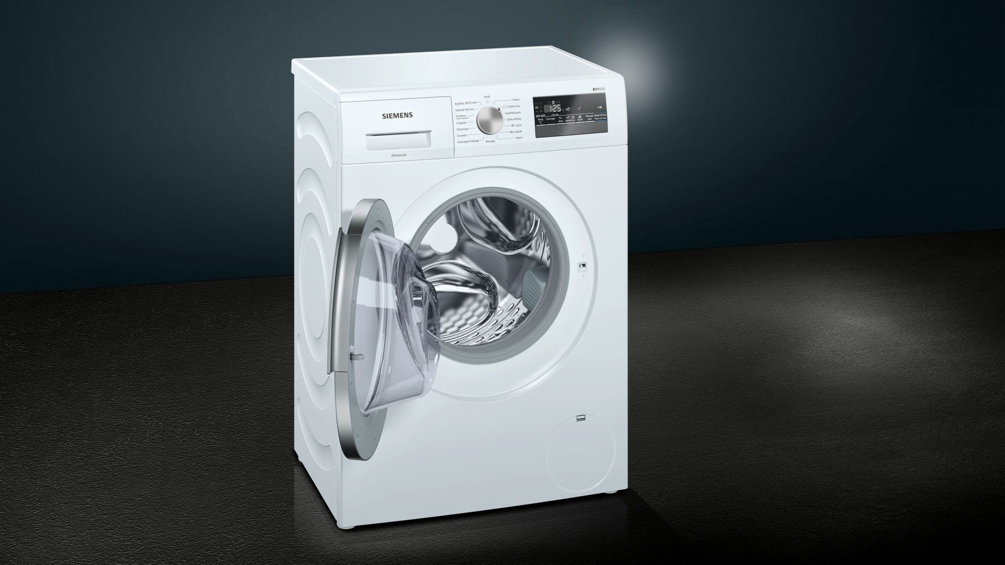 Lave-linge professionnel WS12L260FF iQ500 - BSH Électroménager - 1200 trs/min avec VarioSpeed, Slimline 45 cm_4