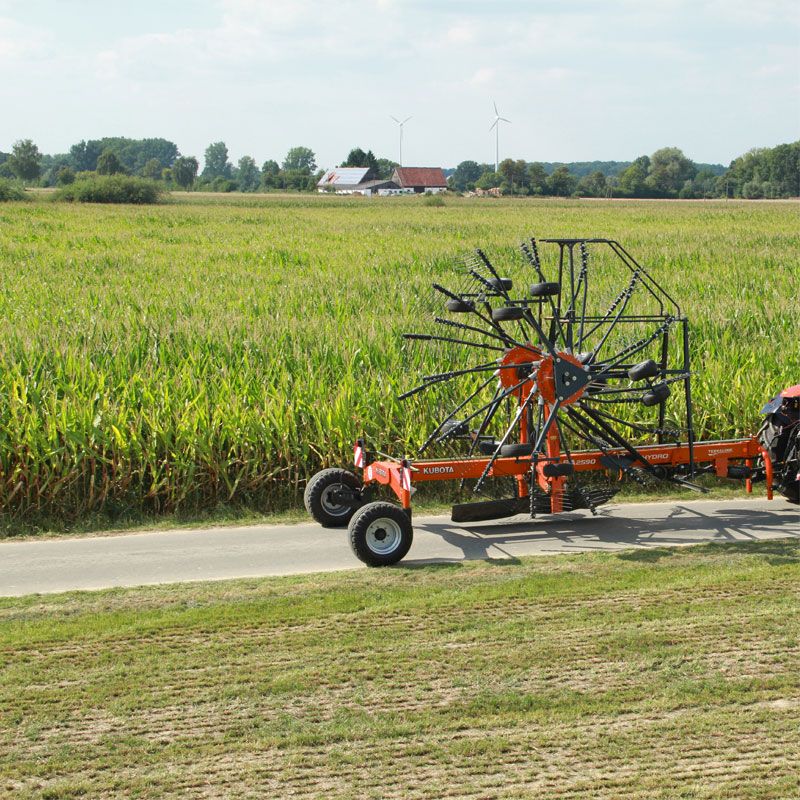 Ra2580 - Andaineur double rotors ProLine Kubota - Largeur de travail 7,00 à 9,00 m_4