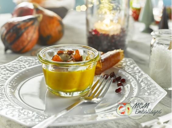 Bocaux en verre WECK kougelhopf pour conservation, contenance 165 ml