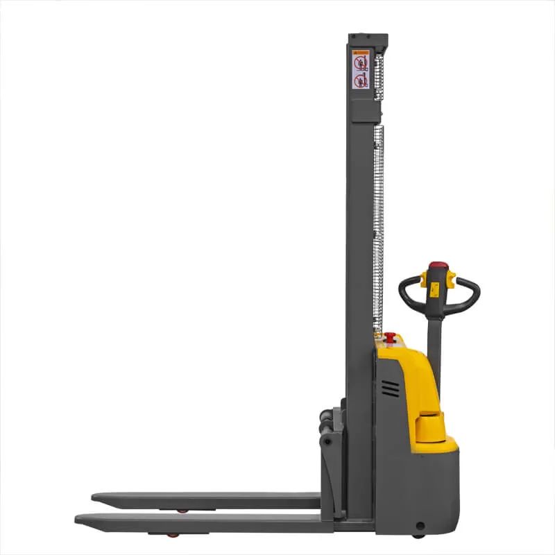 Gerbeur automoteur électrique CDD15R-EN - 1.5T x 2,5M avec fourches réglables - Batterie lithium-ion, mât télescopique_4