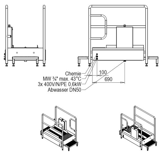 Lave-semelles à passage obligé ECO_4