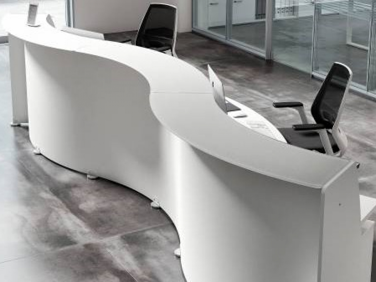 Banque d'accueil modulaire GLASS - Design moderne avec modules personnalisables et finitions variées_4