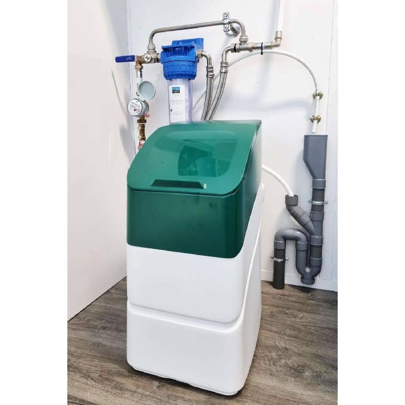 Adoucisseur d'eau sans électricité kube 11l - 1 à 2 personnes vanne volumétrique mécanique_4