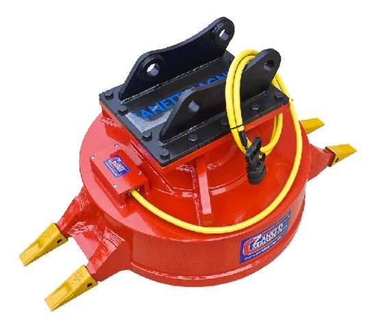 Electro aimants montage dirigé par platine pelles 4 à 70 tonnes_4