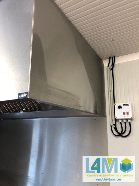 Laboratoire de découpe de porc - Installation des équipements matériels et essais - L4M_4