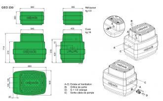 Poste de relevage 230 litres - eau drainage - 304254_4