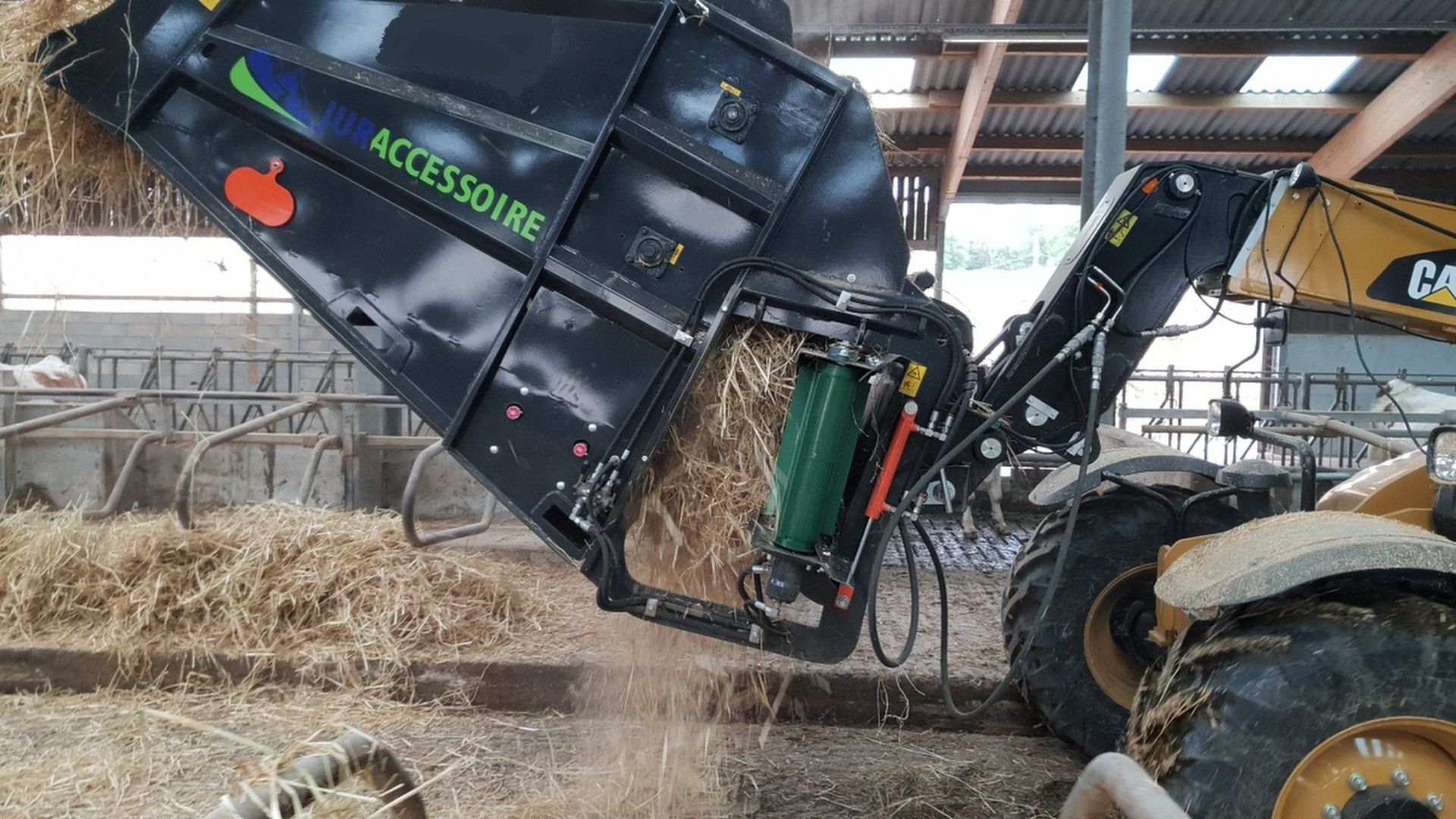 Équipement de paillage agricole compatible gros tracteurs