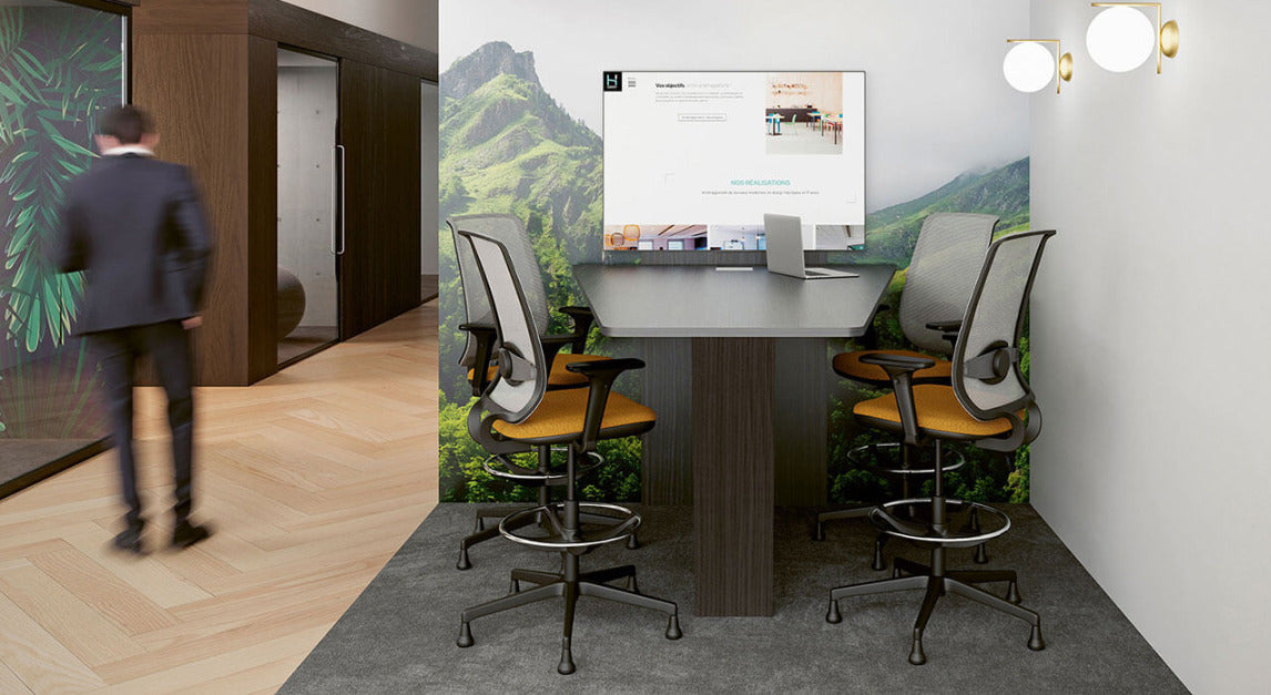 Chaise de bureau ergonomique haut adaptable et design - THEBAR_4