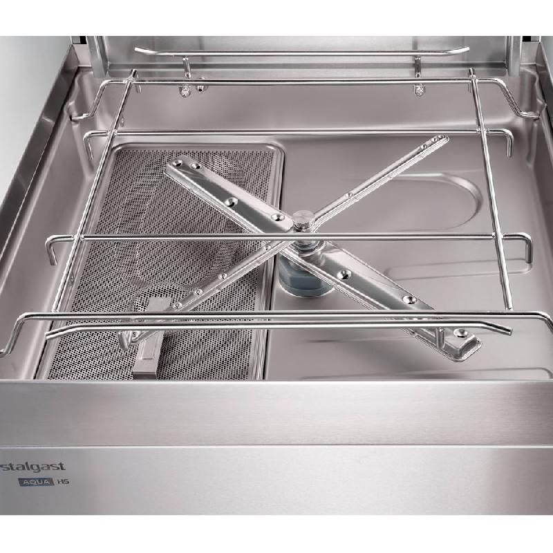 Lave-vaisselle à capot digital avec casier 50 x 50 et pompe de rinçage intégrée | Stalgast - 803036_4