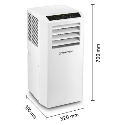 PAC 2610 S - Climatiseur monobloc Trotec 2,6 kW - pour pièces jusqu'à 34 m²/85 m³ - Classe énergétique A_4
