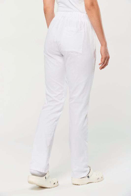 Pantalon d'infirmière unisexe 100% coton - Réf: WK704 - Lavable industriellement ISO 15797_4
