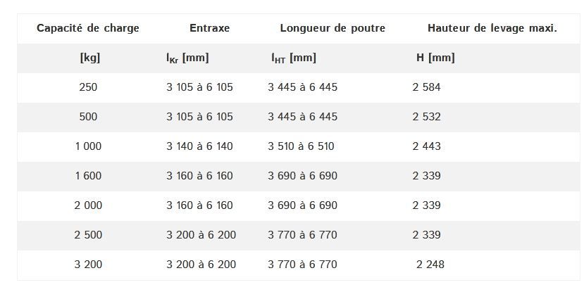 D-IVP Portique de levage - Demag Cranes & Components SAS - 250 à 3200 kg - Équipement mobile pour ateliers_4