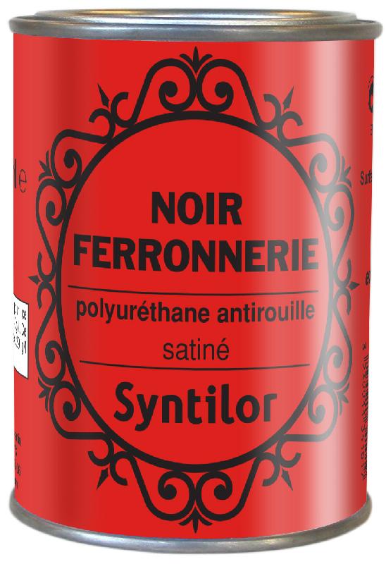 Peinture ferronnerie extérieur SYNTILOR - Noir - Mat - 0.25 l - Direct sur rouille - RAL 9004_4