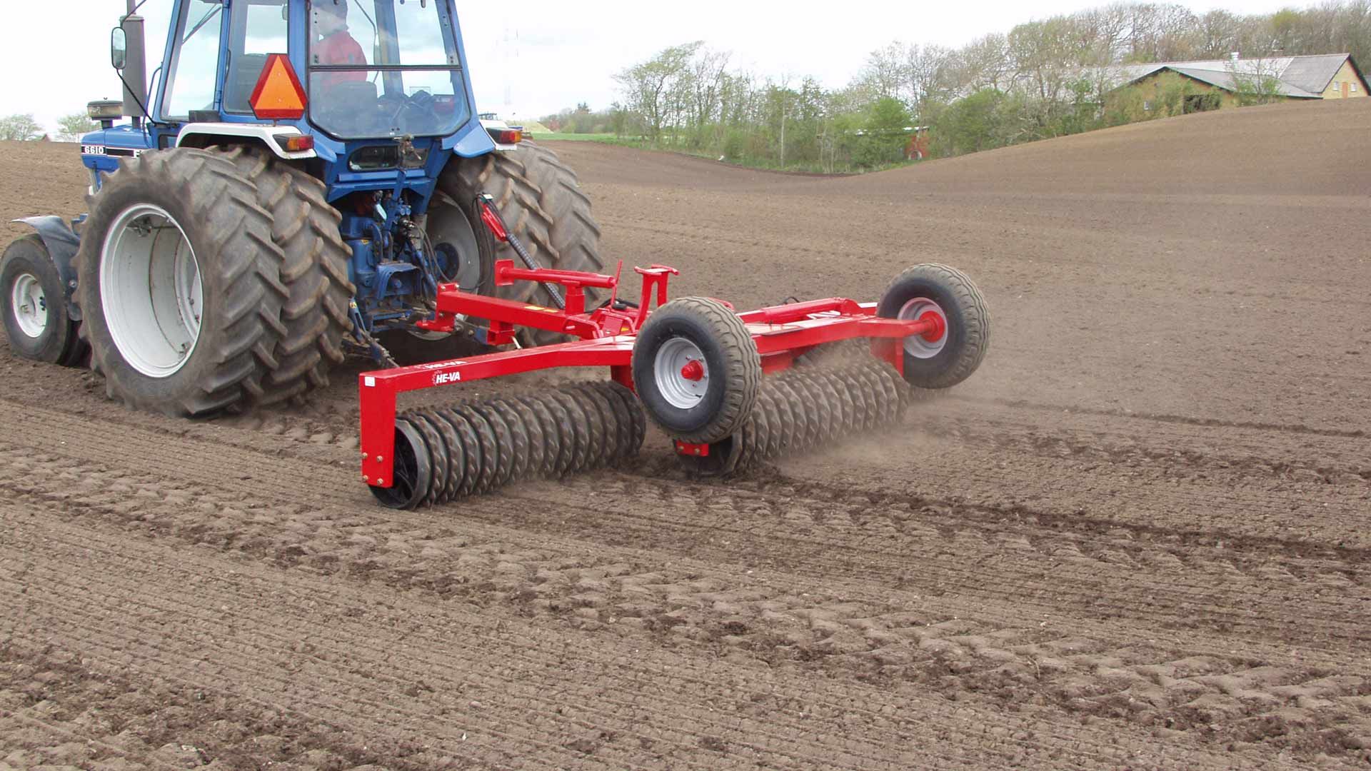 Rouleau agricole facile à stationner avec verrouillage automatique