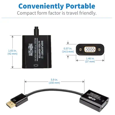 Eaton tripplite displayport to vga active adapter video_4