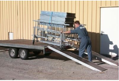 Échafaudage Ecopro avec rangement intégré pour les pièces