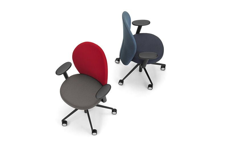 Marva - Chaise de bureau ergonomique - Siège pivotant Girsberger France - Design Mathias Seiler_4