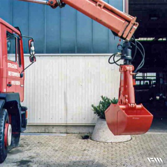 Benne preneuse Série GMVT2 - double vérins verticaux - pour sols durs et abrasifs - GENERAL TP_4