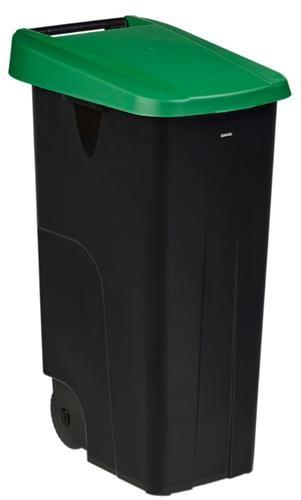 Poubelle de tri Movatri - couvercle plein - 65L, 85L, 110L - Noir, Jaune, Rouge, Bleu, Vert - Recyclée et Recyclable_4