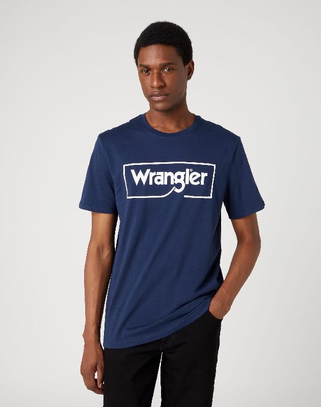 T-shirt logo Wrangler - Réf: W7H - 100% coton biologique - Coupe regular_4