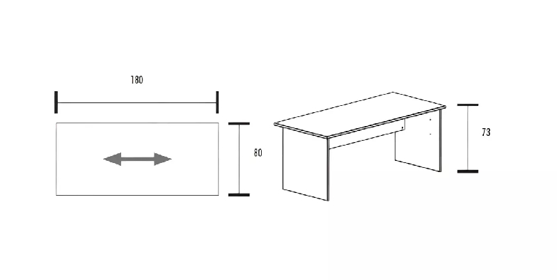 Bureau individuel avec retour sur caisson porteur So Ferrol_4